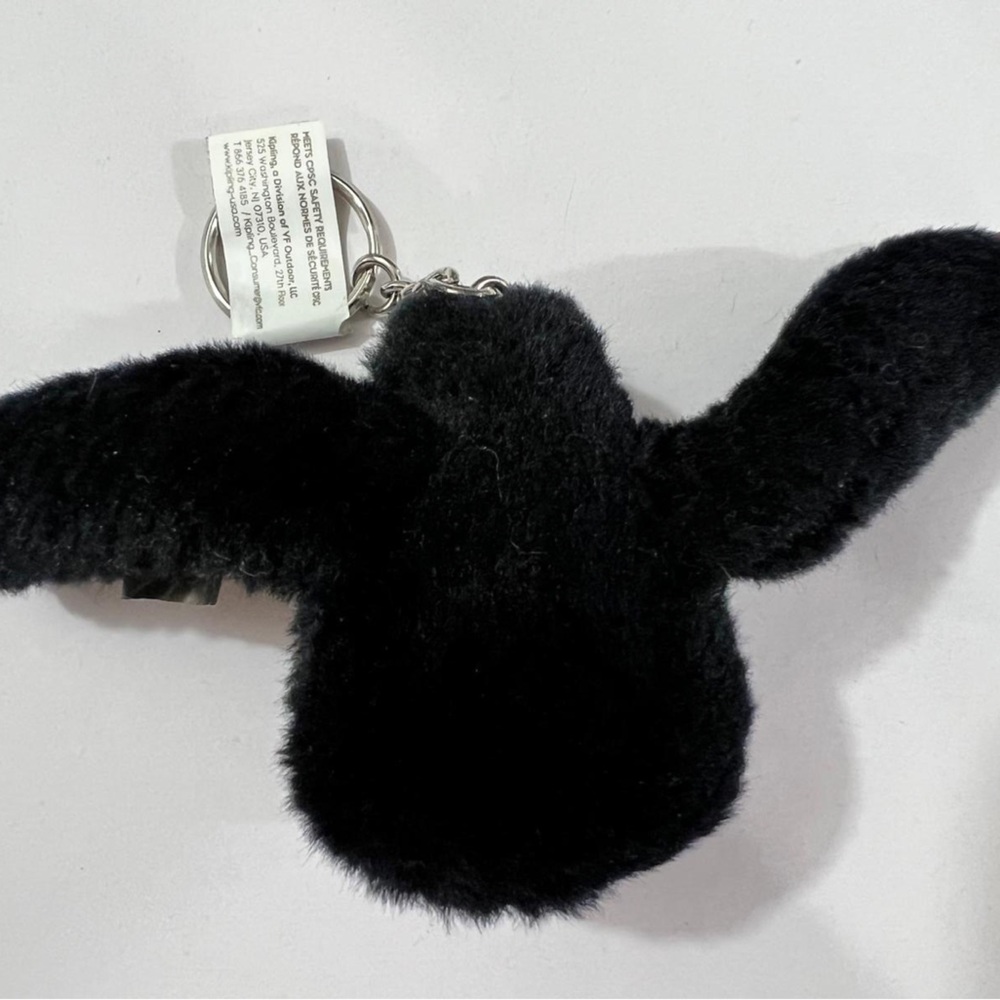 Kipling Plush Black Monkey Keychain - image 2